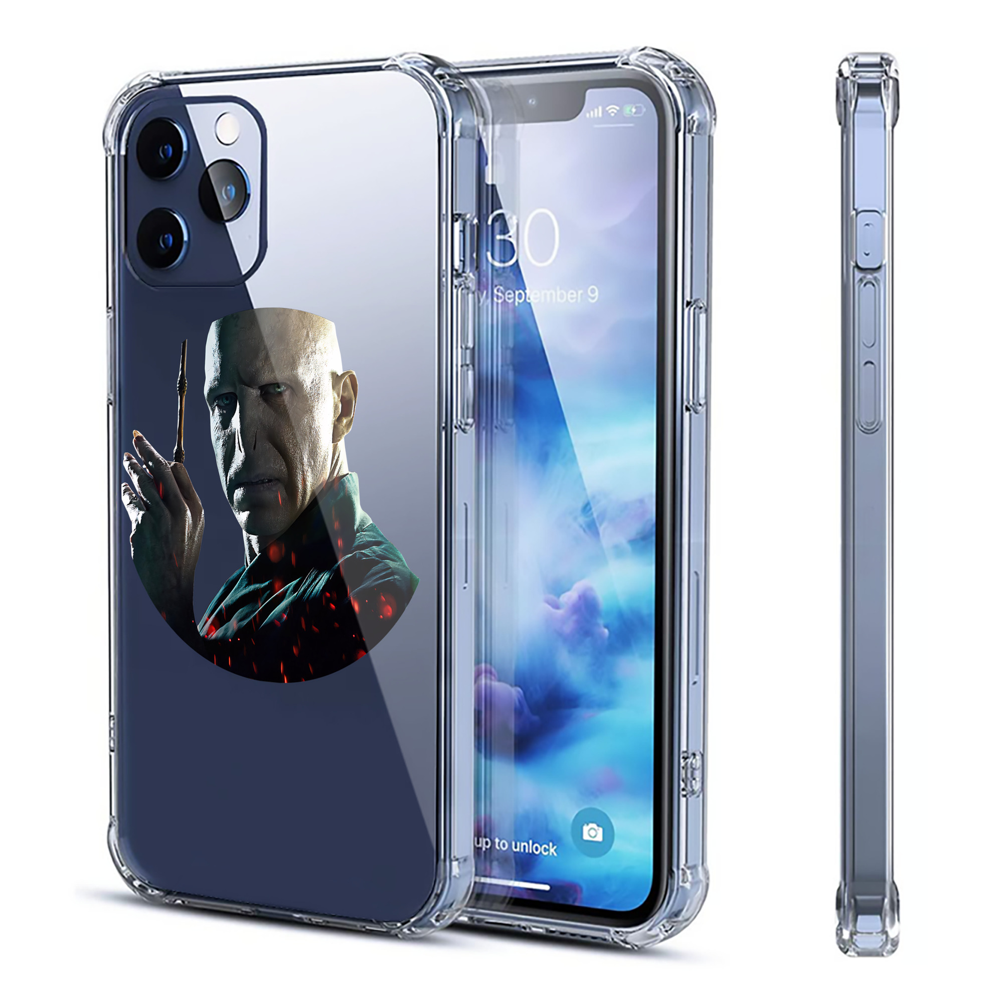 （画像用） Harry Potter ハリー・ポッターシリーズ 【iPhone 12シリーズ対応】透明スマホケース（クリアソフトケース）